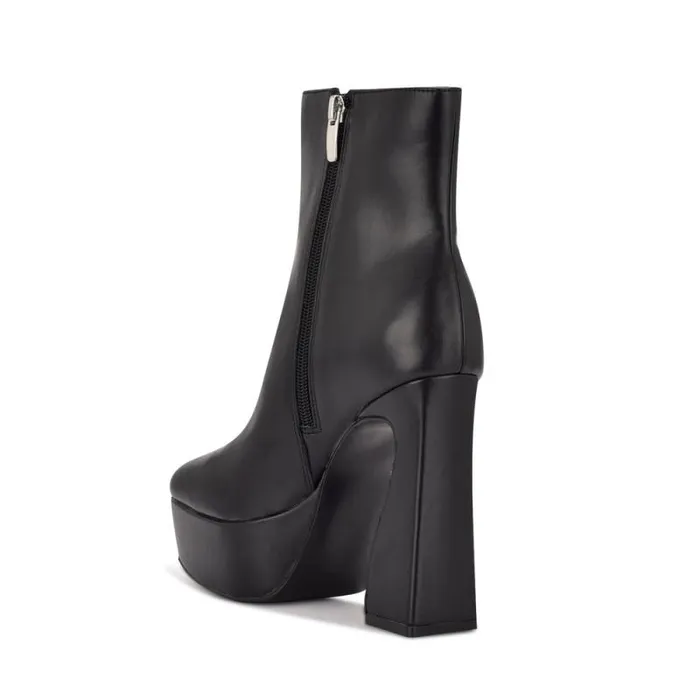 Klinda Platform Booties Black Women Nine West Heels Klinda Platform Booties Black Women Nine West Heels