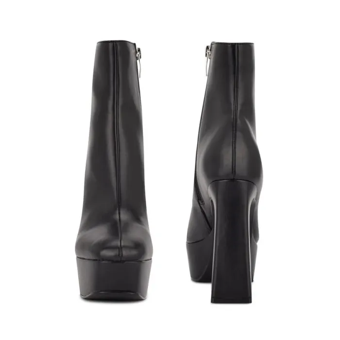 Klinda Platform Booties Black Women Nine West Heels Klinda Platform Booties Black Women Nine West Heels