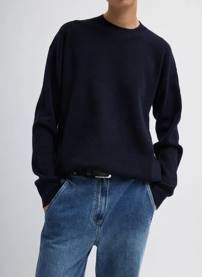 Knitwear and Sweatshirts Women Tibi Anna Merino Wool HoleAtBack Pullover