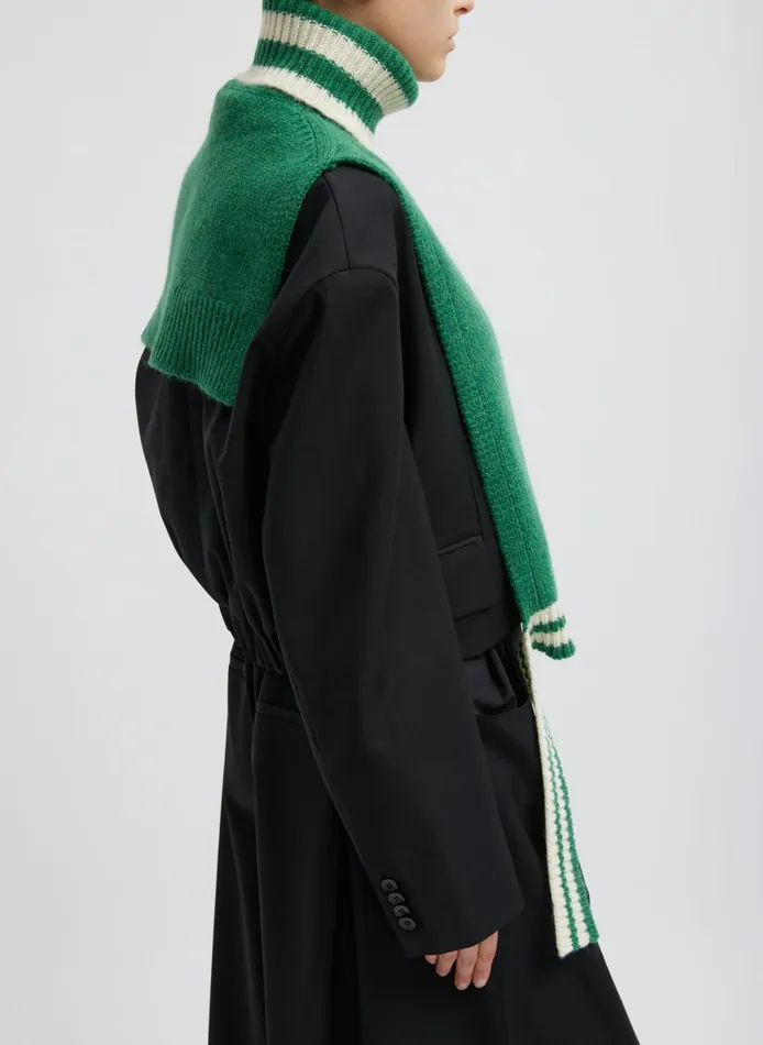 Knitwear and Sweatshirts Women Tibi Soft Lambswool Sporty Turtleneck Dicky Sweater