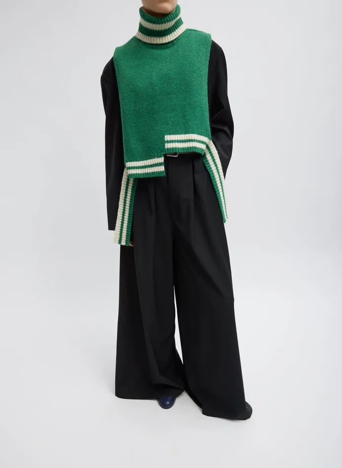 Knitwear and Sweatshirts Women Tibi Soft Lambswool Sporty Turtleneck Dicky Sweater
