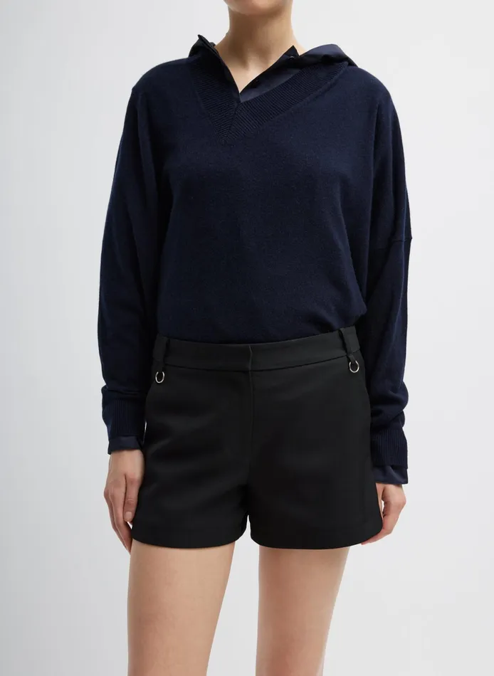 Knitwear and Sweatshirts Women Tibi Washable Cashmere Warp VNeck Pullover