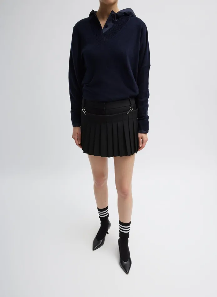 Knitwear and Sweatshirts Women Tibi Washable Cashmere Warp VNeck Pullover