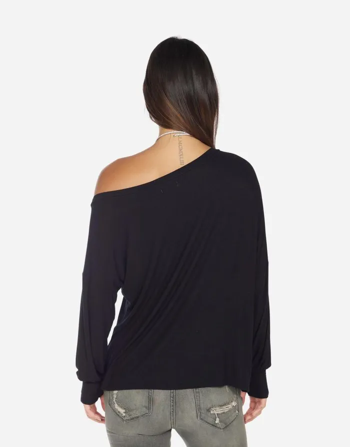 Krista Rock Star Butterfly Black Women Lauren Moshi Long Sleeve
