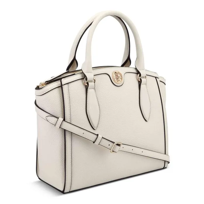 Kyelle Jet Set Satchel Chic Cream Women Nine West Satchels and Shoulder Bags