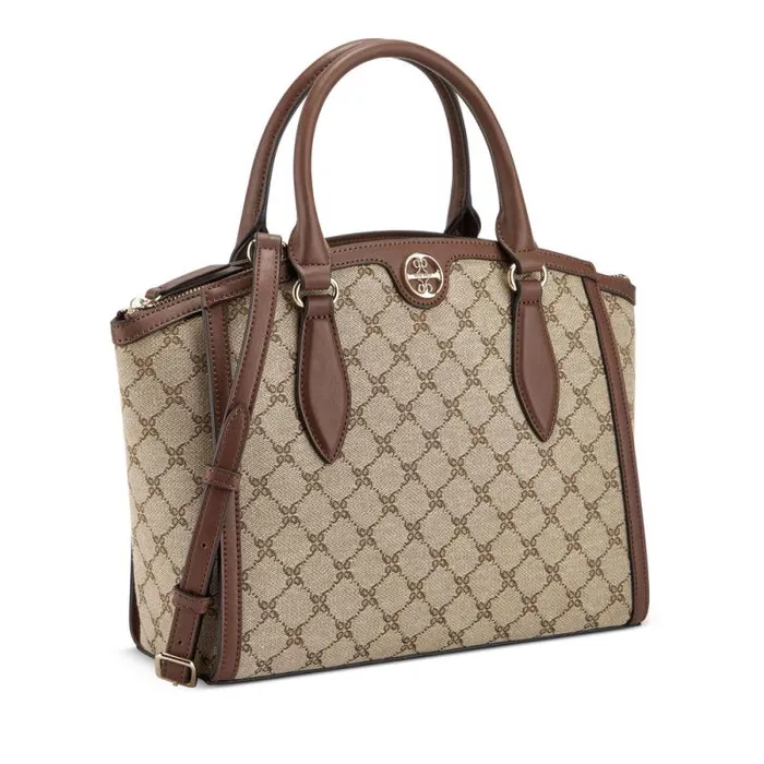 Kyelle Jet Set Satchel Mocha Logomahogany Women Nine West Satchels and Shoulder Bags Kyelle Jet Set Satchel Mocha Logomahogany Women Nine West Satchels and Shoulder Bags
