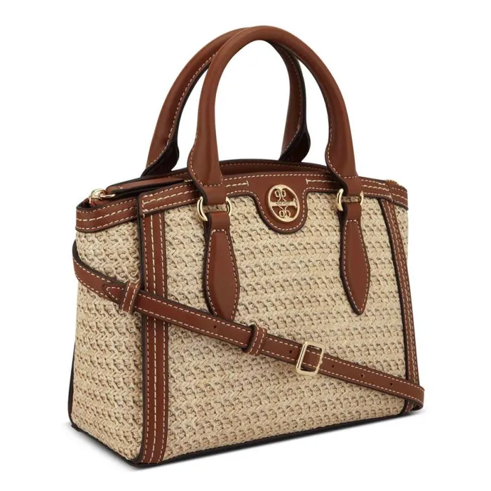 Kyelle Small Satchel Crossbody Natural Dark Camel Women Nine West Satchels and Shoulder Bags Kyelle Small Satchel Crossbody Natural Dark Camel Women Nine West Satchels and Shoulder Bags