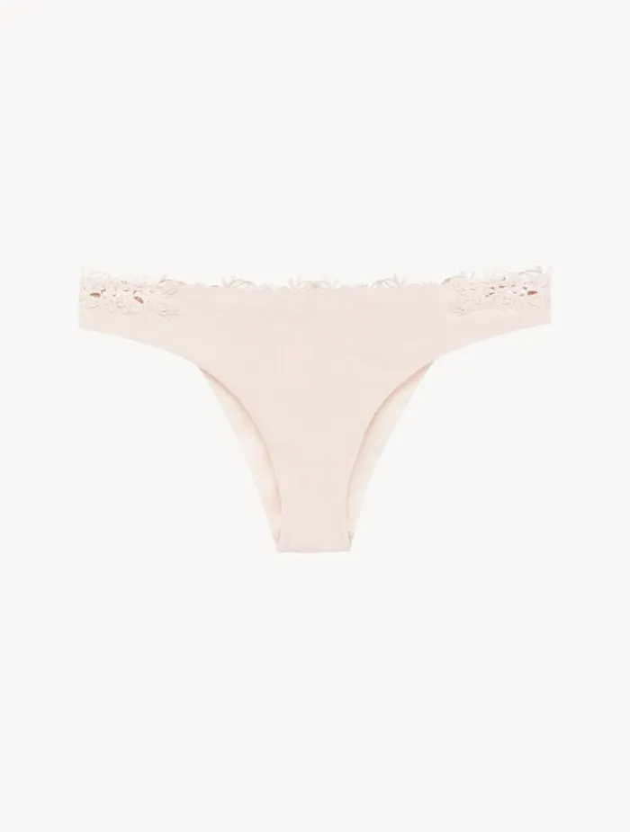 La Perla Brazilian Brief In Pale Pink Women Brazilian