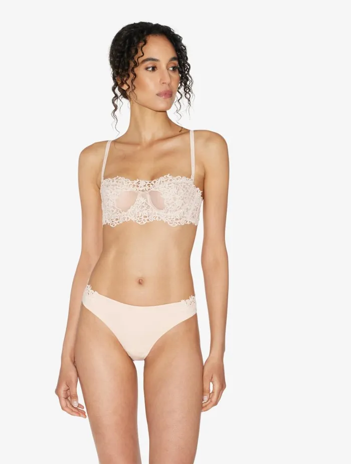 La Perla Brazilian Brief In Pale Pink Women Brazilian