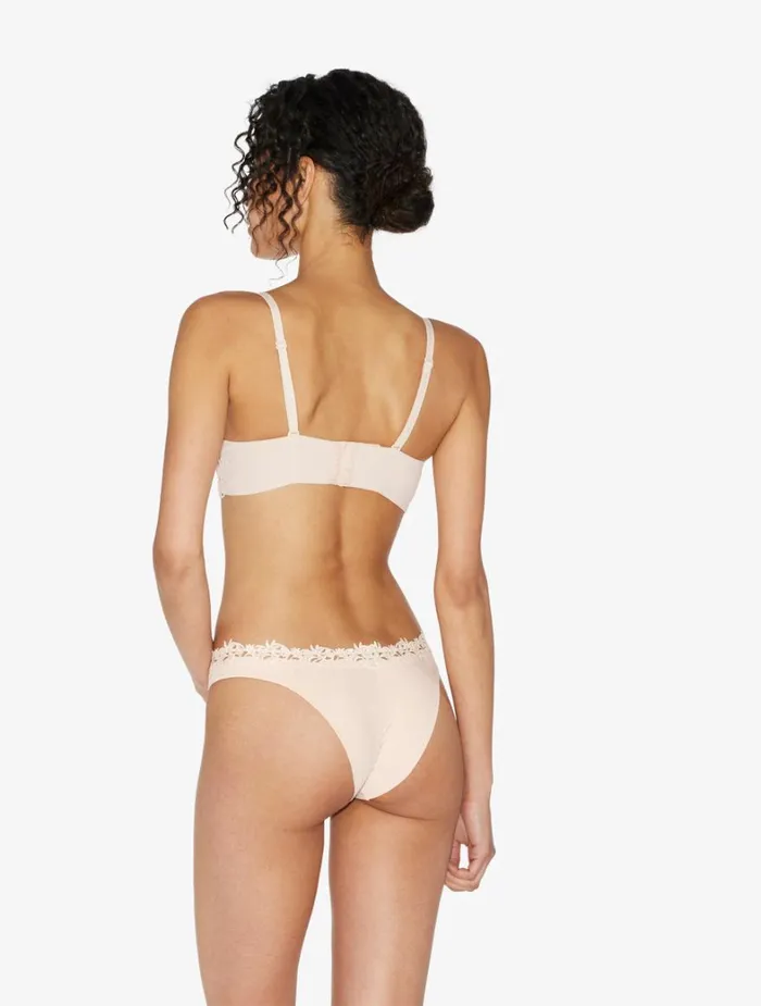 La Perla Brazilian Brief In Pale Pink Women Brazilian