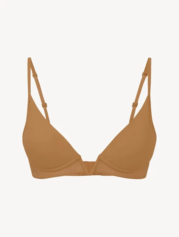 La Perla Hazelcoloured Nonwired Padded Triangle Vbra Women Bralette