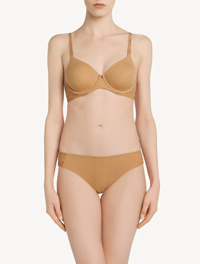 La Perla Luxury MidRise Panties In Nude Women Midrise