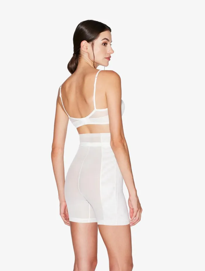 La Perla Luxury Stretch Tulle Bralette In OffWhite Women Bandeau