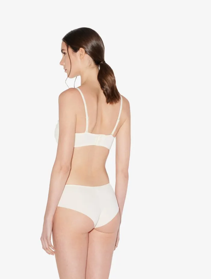 La Perla Offwhite Nonwired Bandeau Bra With Macram Women Bandeau