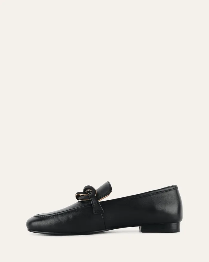 LACE UP and LOAFERS Women jomercer Easton loafers black leather LACE UP and LOAFERS Women jomercer Easton loafers black leather
