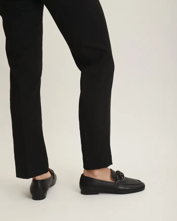LACE UP and LOAFERS Women jomercer Easton loafers black leather LACE UP and LOAFERS Women jomercer Easton loafers black leather