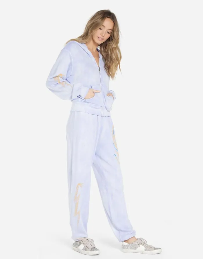 Lachelle Lightning Snake Sunfade Lavender Women Lauren Moshi Hoodies