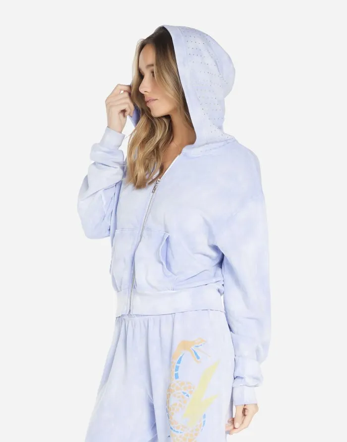Lachelle Lightning Snake Sunfade Lavender Women Lauren Moshi Hoodies