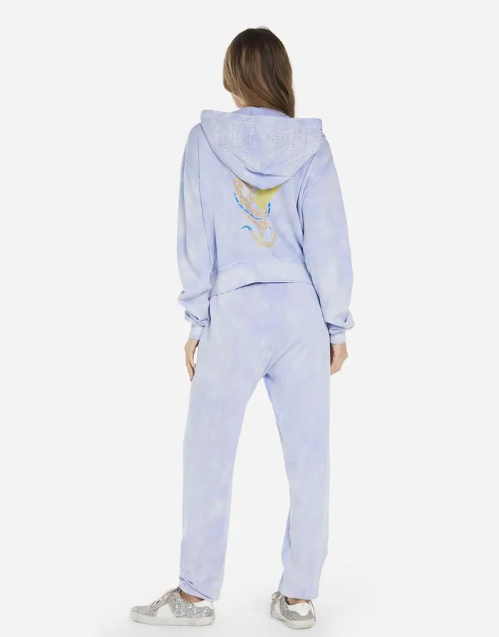 Lachelle Lightning Snake Sunfade Lavender Women Lauren Moshi Hoodies