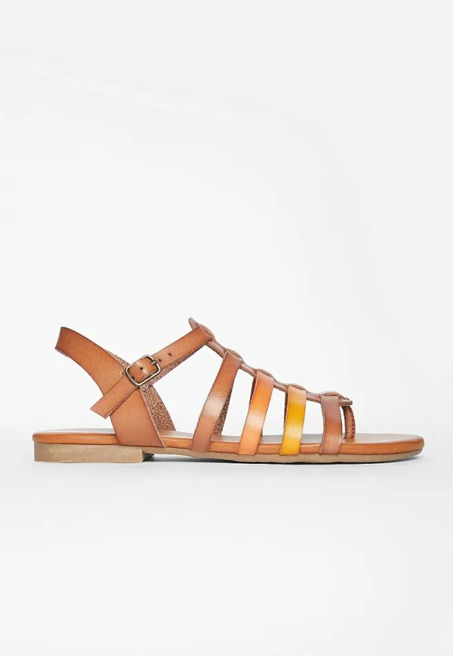Lana Brown Gladiator Sandal Women Maurices Sandals