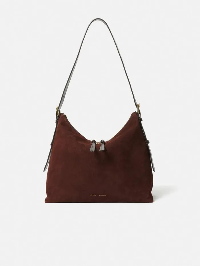 Large Trafalgar Shoulder Bag Burgundy Women Jigsaw Bags