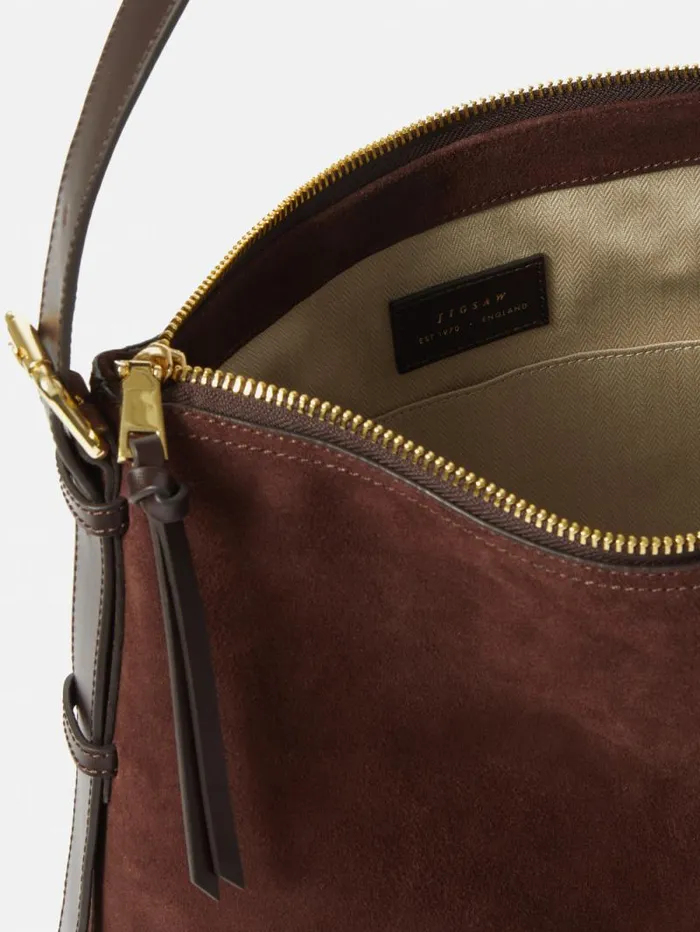 Large Trafalgar Shoulder Bag Burgundy Women Jigsaw Bags