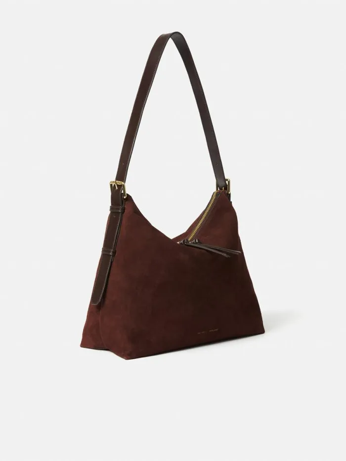 Large Trafalgar Shoulder Bag Burgundy Women Jigsaw Bags