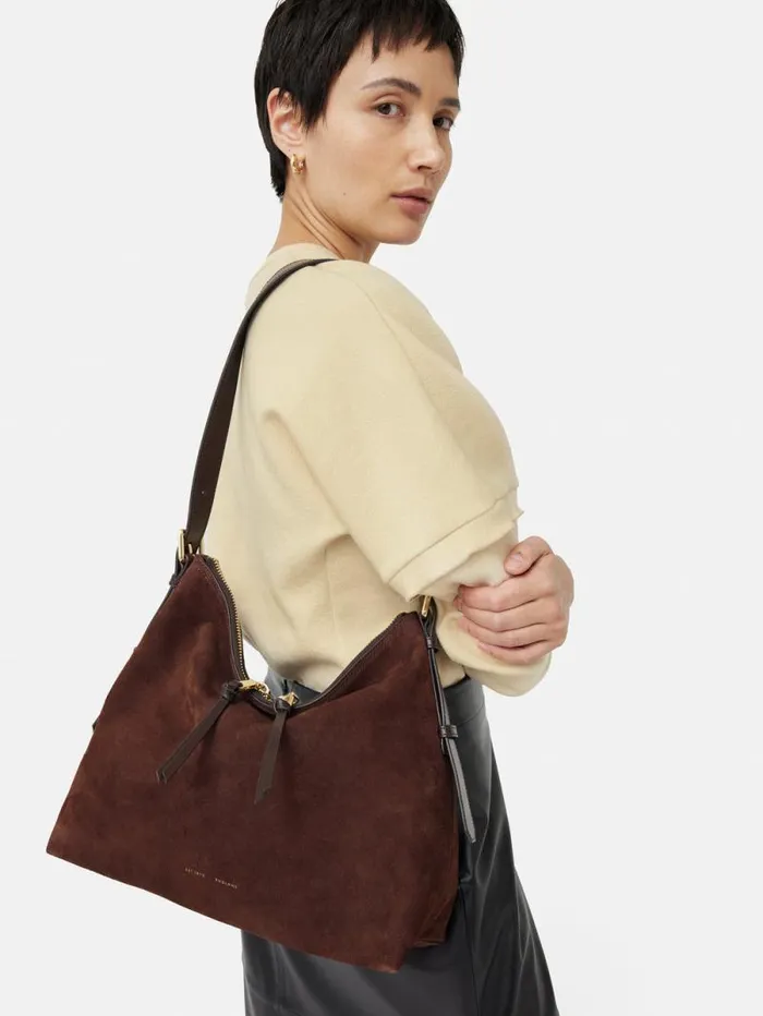 Large Trafalgar Shoulder Bag Burgundy Women Jigsaw Bags