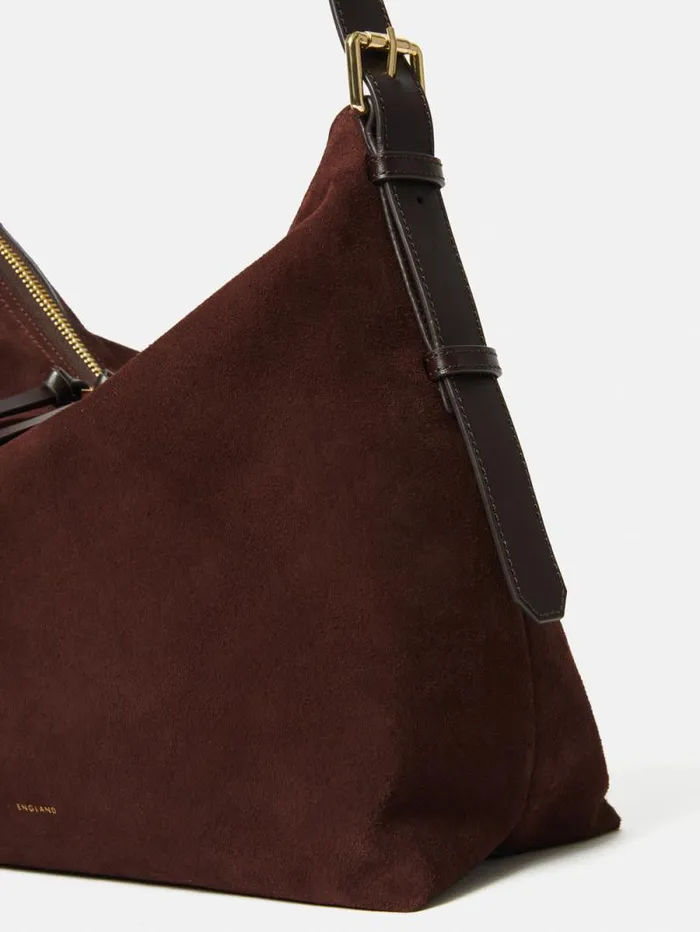 Large Trafalgar Shoulder Bag Burgundy Women Jigsaw Bags