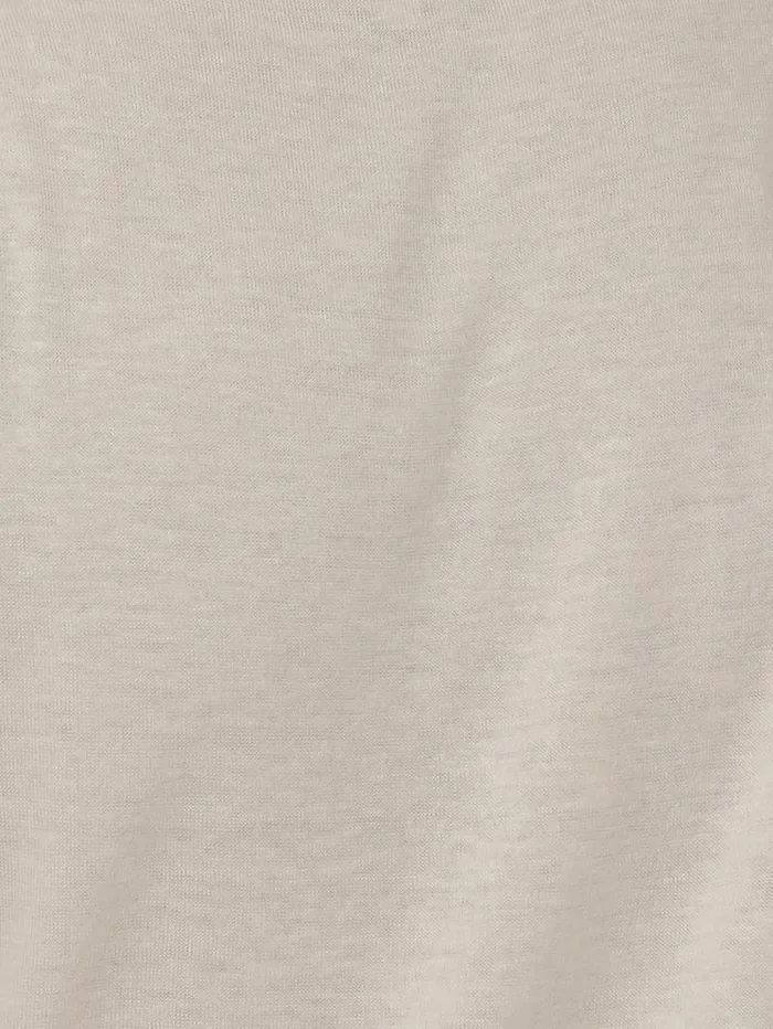 Layered 2in1 Top Cream Women Jigsaw Shirts and Tops