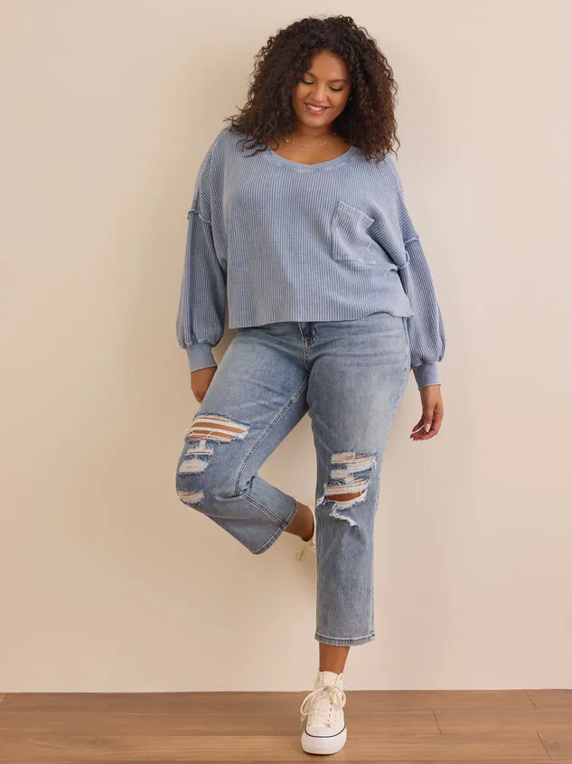 Lilia Cropped Thermal Shockingpink Women Altar039d State Tops Lilia Cropped Thermal Shockingpink Women Altar039d State Tops
