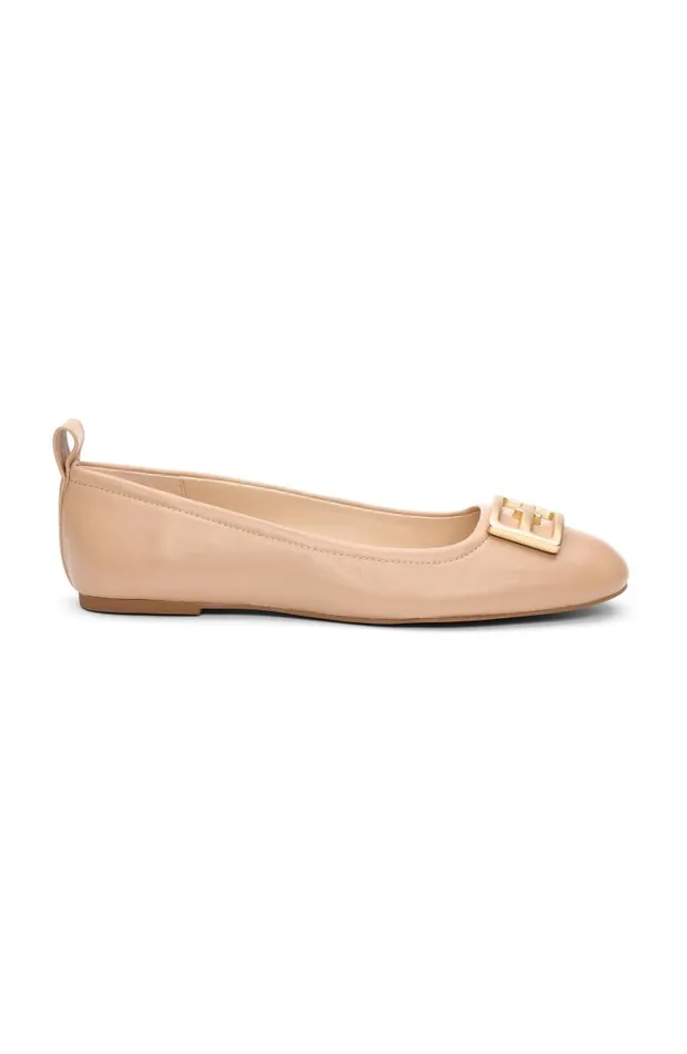 Liverpool Los Angeles Flats FONTANA FLATS WITH ICON Nude 8211 Womens