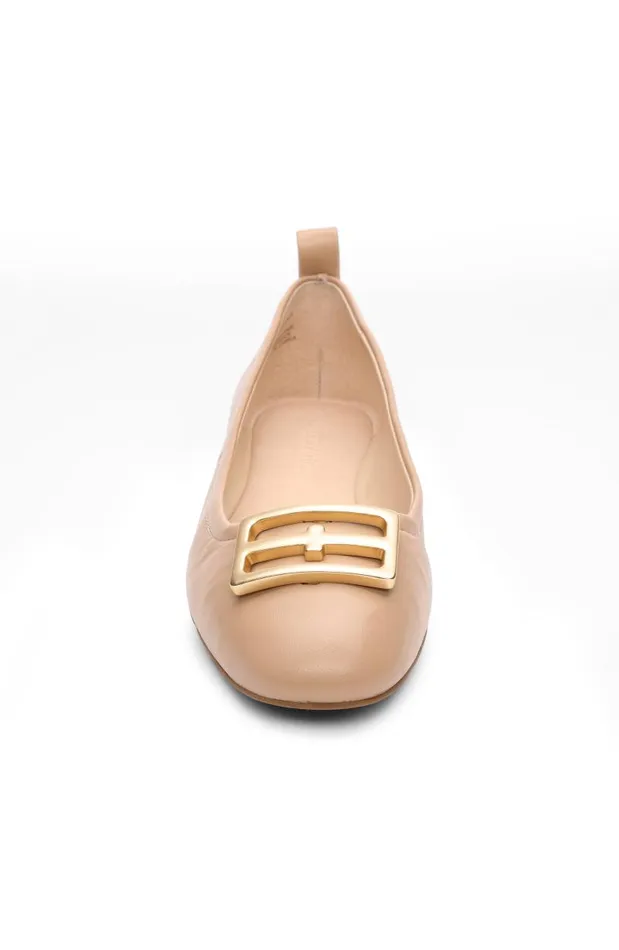 Liverpool Los Angeles Flats FONTANA FLATS WITH ICON Nude 8211 Womens