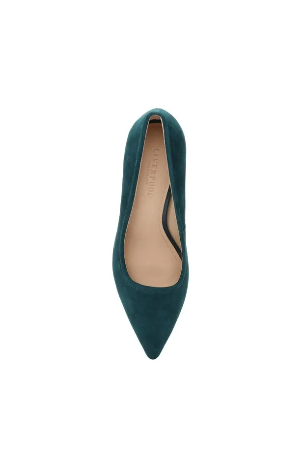 Liverpool Los Angeles Heels BOULEVARD ICON BLOCK PUMP Dark Forest 8211 Womens
