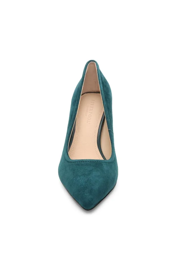 Liverpool Los Angeles Heels BOULEVARD ICON BLOCK PUMP Dark Forest 8211 Womens
