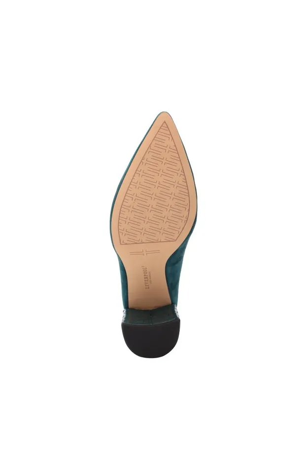 Liverpool Los Angeles Heels BOULEVARD ICON BLOCK PUMP Dark Forest 8211 Womens