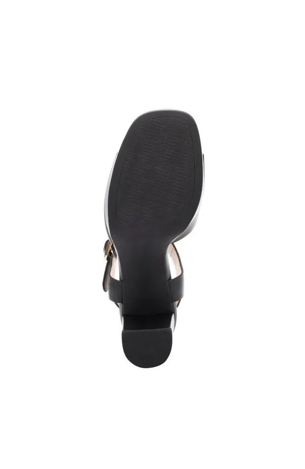 Liverpool Los Angeles Heels CELEBRITY ANKLE STRAP HEEL Black 8211 Womens