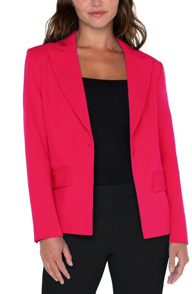 Liverpool Los Angeles Jackets NOTCH COLLAR BLAZER Pink Punch 8211 Womens