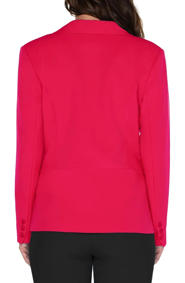 Liverpool Los Angeles Jackets NOTCH COLLAR BLAZER Pink Punch 8211 Womens