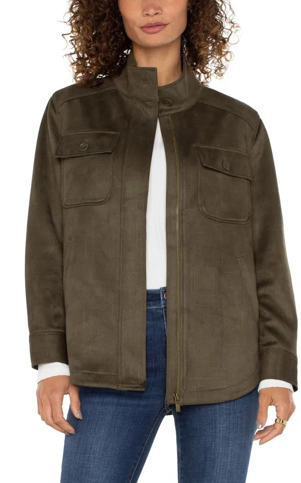 Liverpool Los Angeles Jackets UTILITY JACKET Olive 8211 Womens