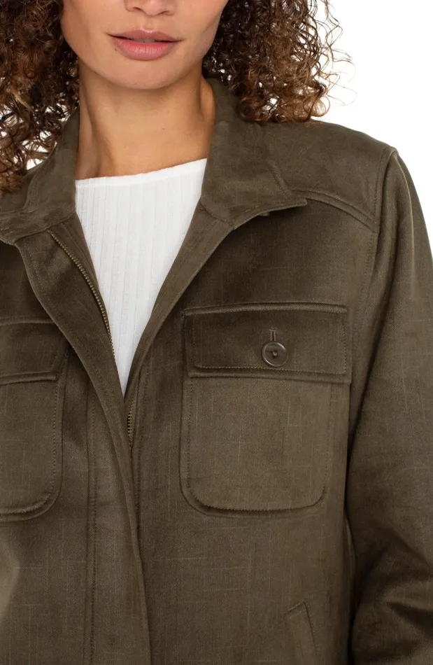 Liverpool Los Angeles Jackets UTILITY JACKET Olive 8211 Womens
