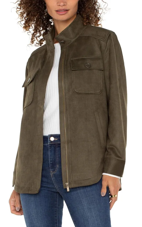 Liverpool Los Angeles Jackets UTILITY JACKET Olive 8211 Womens
