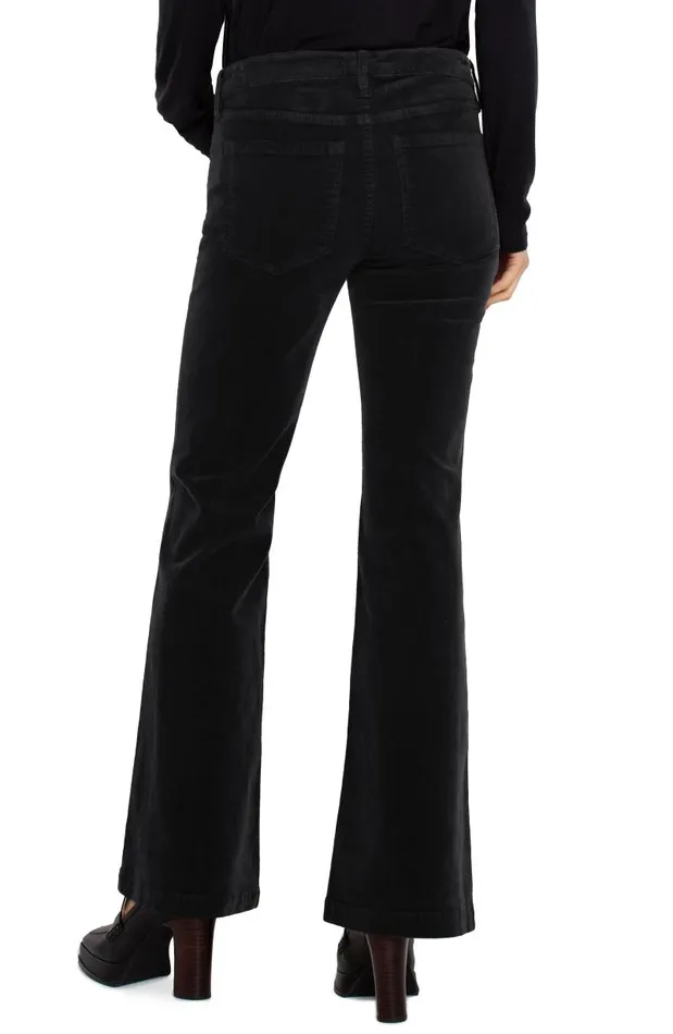 Liverpool Los Angeles Jeans HANNAH FLARE CORDUROY Onyx 8211 Womens