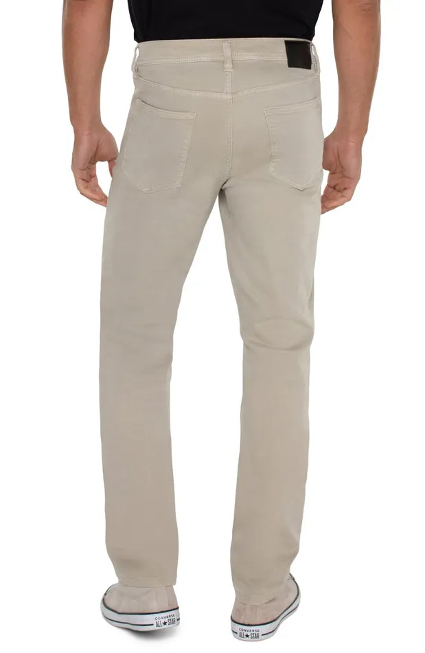 Liverpool Los Angeles Jeans KINGSTON MODERN STRAIGHT COLORED DENIM Dove 8211 Mens