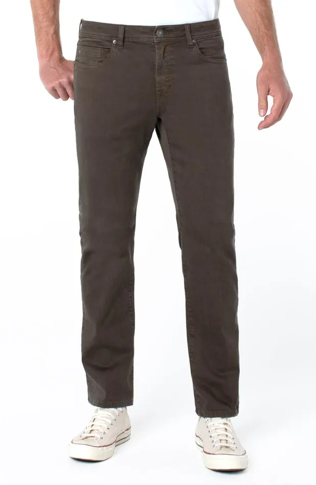 Liverpool Los Angeles Jeans REGENT RELAXED STRAIGHT COLORED DENIM Bark 8211 Mens