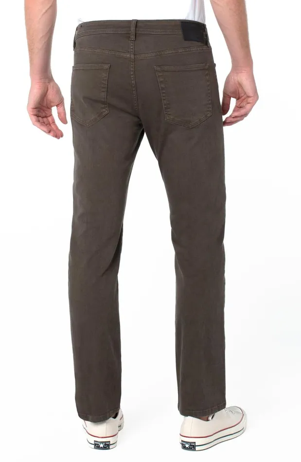 Liverpool Los Angeles Jeans REGENT RELAXED STRAIGHT COLORED DENIM Bark 8211 Mens