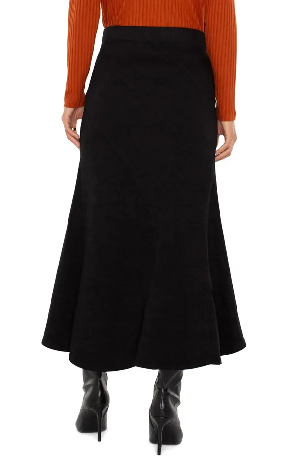 Liverpool Los Angeles Skirts PULL ON MERMAID MAXI SKIRT Black Rinse 8211 Womens