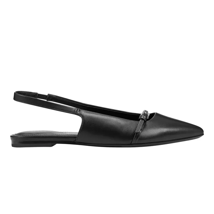 Loafers and Flats Elelyn Slingback Flat Black 8211 Marc Fisher Women
