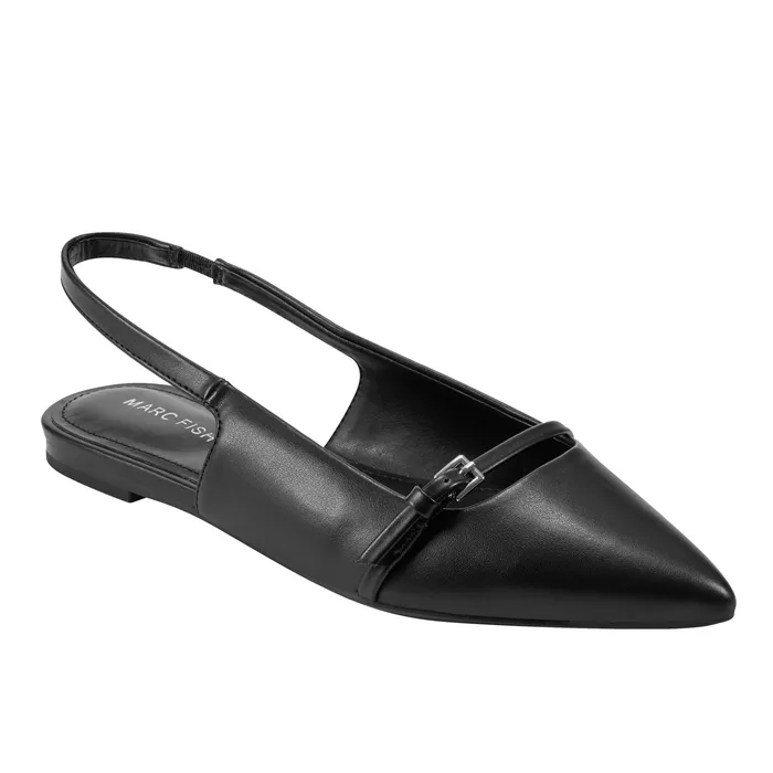Loafers and Flats Elelyn Slingback Flat Black 8211 Marc Fisher Women