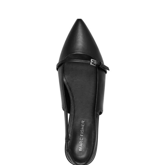 Loafers and Flats Elelyn Slingback Flat Black 8211 Marc Fisher Women